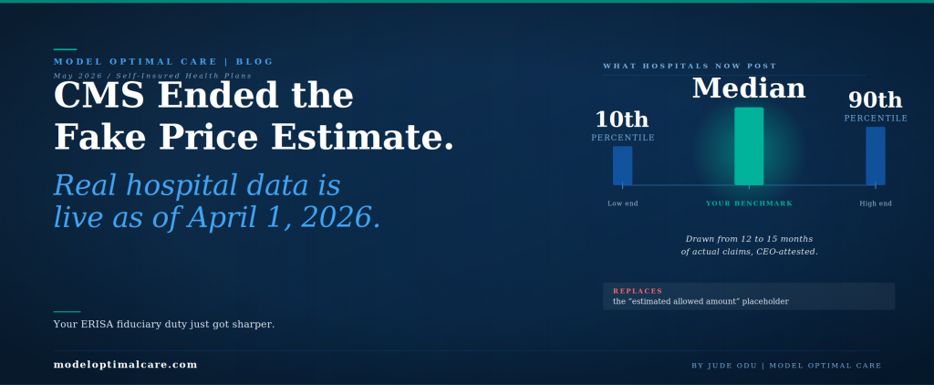 CMS Eliminated Fake Hospital Price Estimates in 2026: Your Plan Must Act on Real Data Now